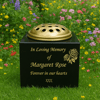 Memorial Vase Rose Bowl Crematorium Vase Grave Ornament Memorial Plaque