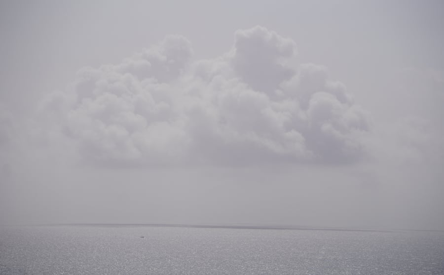 Light Cloud Over Sea