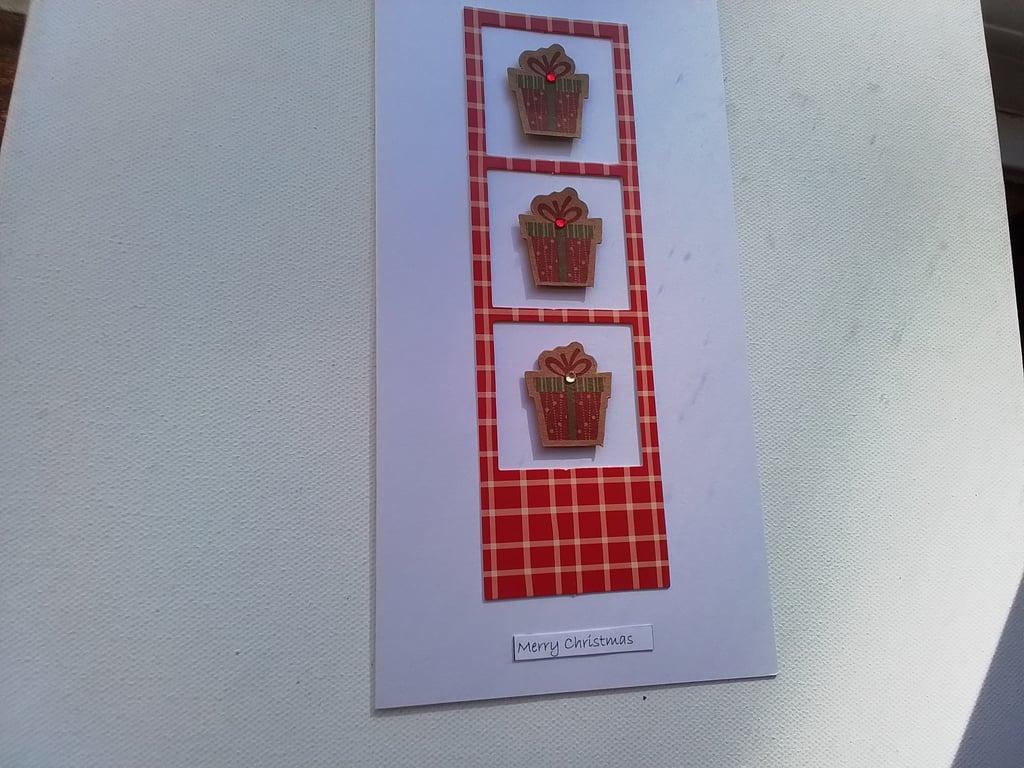 Christmas card. Christmas presents. Ref 216