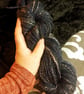 Midnight Seas hand spun yarn – wool blend - 290 yards - Image 1