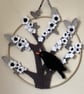 Blackbird in blossom tree hoop - Image 3