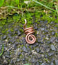 Spiral dreadlock bead, bare copper hair accessories  - Image 6