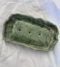 Ceramic jade Soap dish