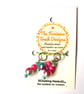 Danglng baubles stitch markers with rings - set of 3