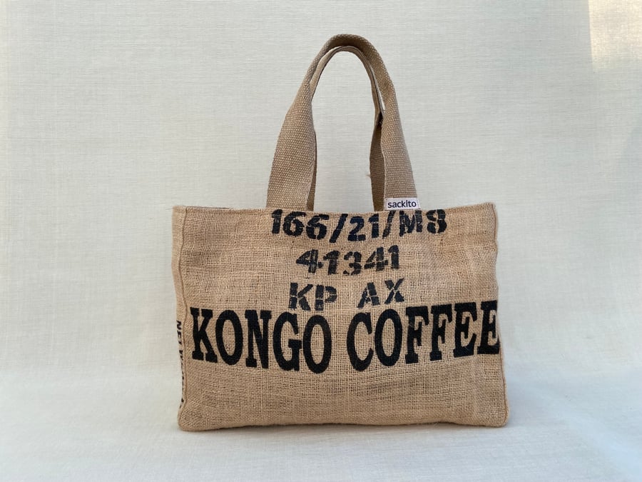 Box Bag Large jute shopping bag  