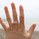 Cornish Seastone ring - made to order