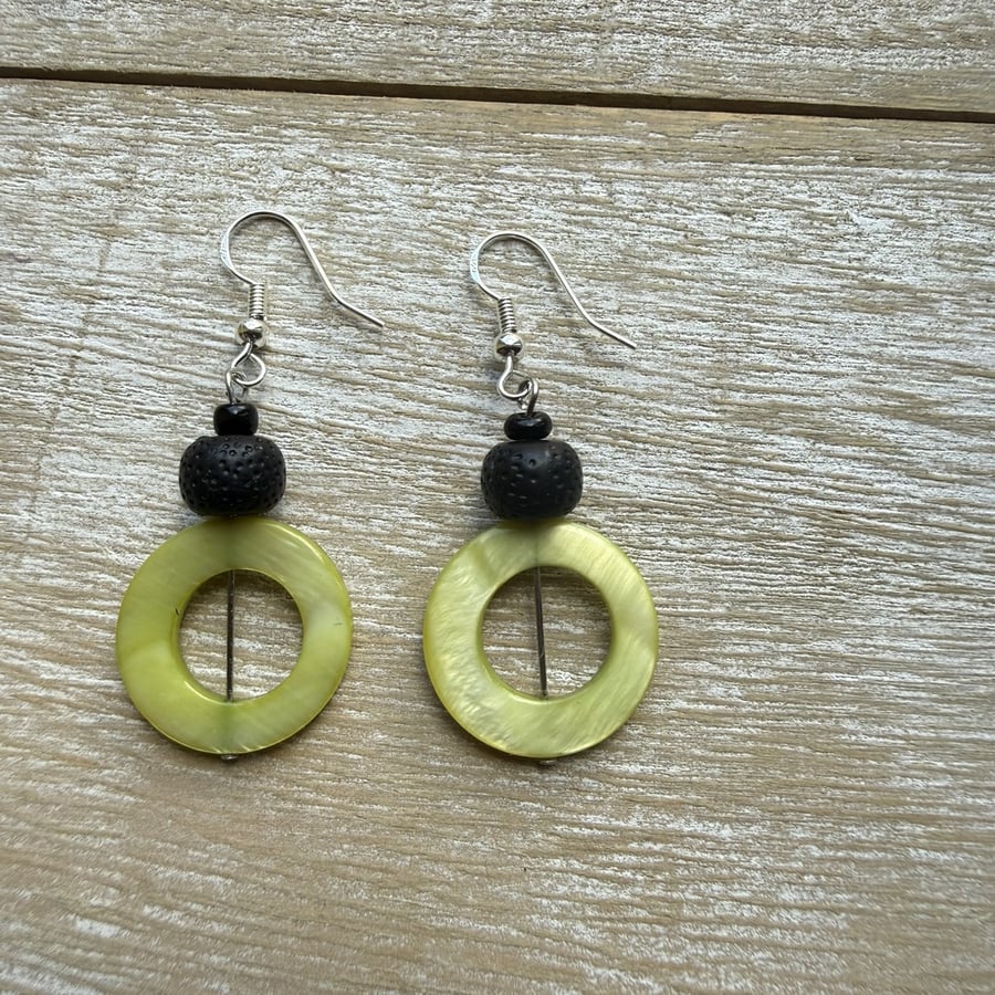 Drop Earrings - Zenith Lime