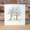 Blank Card Robin Tree Eco Friendly