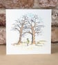 Blank Card Robin Tree Eco Friendly - Image 1