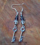 Steampunk keys earrings - Image 2