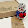 Knight in Shining Armour Crochet Messenger 