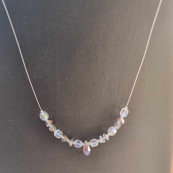 Crystal drop necklace