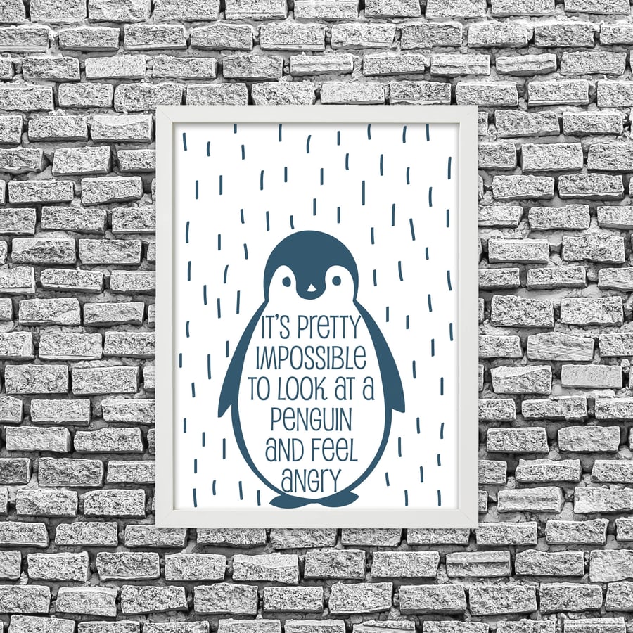 Pretty impossible penguin print