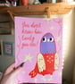 Retro Pigeon Wall Art Poster. You Don't Know How Lovely You Are Print.  - Image 5
