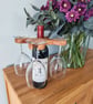 Wooden 4 Wine Glass Holder - Image 1