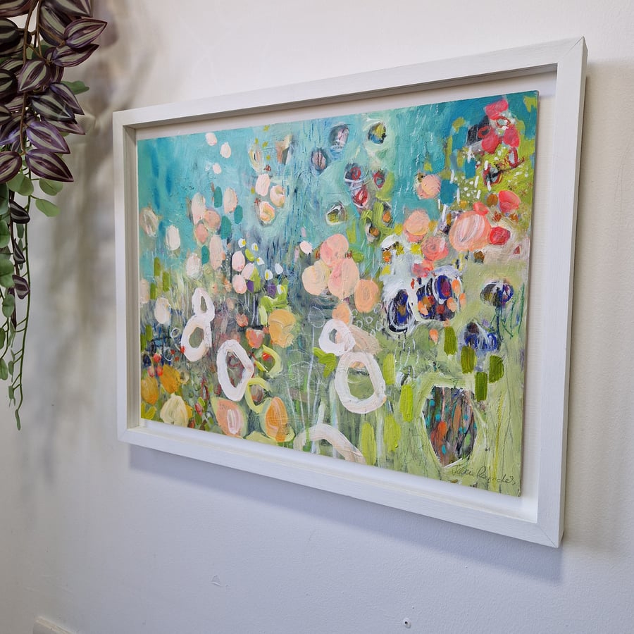 'Peaceful Place'  Original mixed medium painting