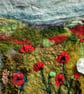 Poppy Fields - Needle felted picture -  - Image 4