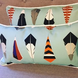 Feather Print Cushion