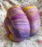 Wool Art Batt - "Crocus Pocus" - Image 2