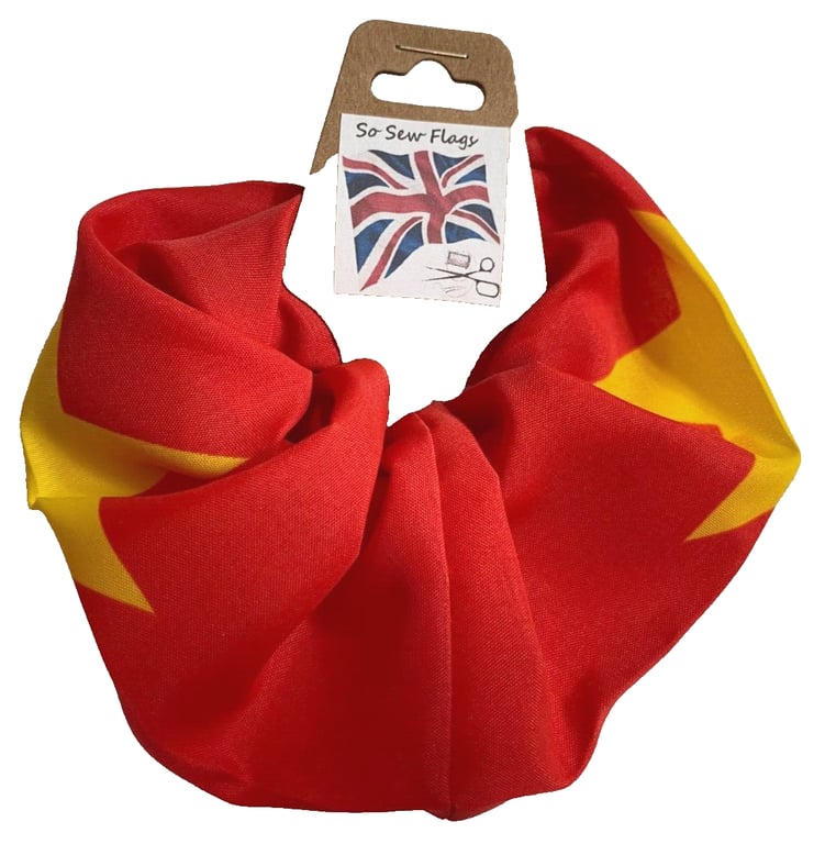 Vietnam Flag Hair Scrunchie Scrunchies Accessory Band Elastic
