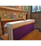 Church Altar Cloth Tablecloth Runner White Lace 200cm x 50cm - Image 1