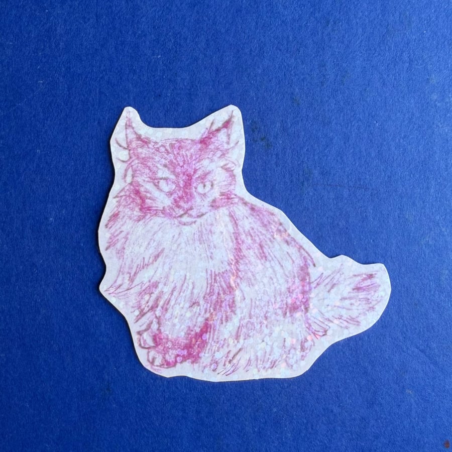 "Luna" Sticker - Moments with some Cats in Brighton