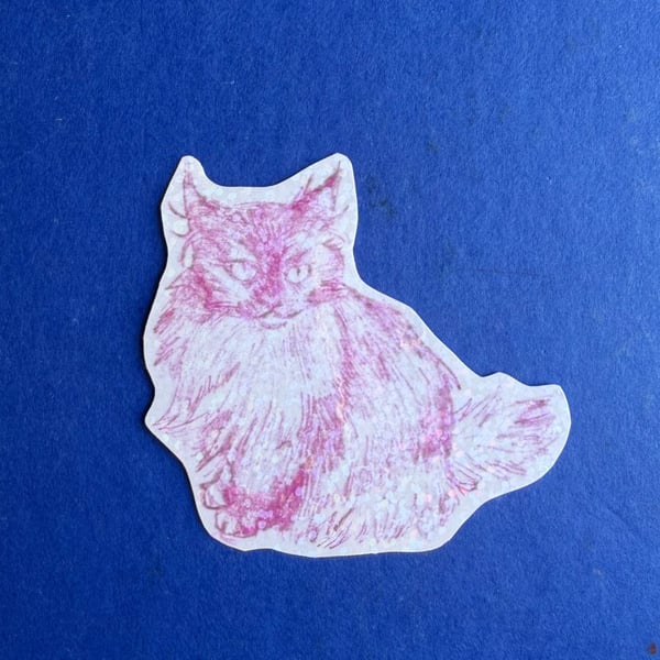 "Luna" Sticker - Moments with some Cats in Brighton