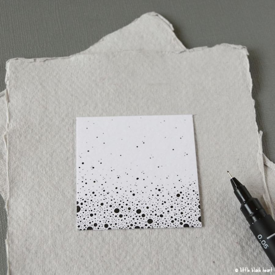 black and white pattern twinchie - dots and spots