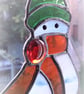 SNOWMAN IN STAINED GLASS - Image 5