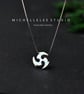 Opal Ninja Star Necklace With 925 Sterling Silver Chain - Image 2