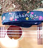 Personalised ukulele strap, custom uke neck strap - Image 1