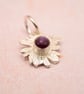 Star Ruby Silver Pendant Handmade