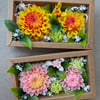 Dahlia Soap Flowers – Teacher Gift – Thank You Present – Floral Gift for Her 