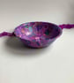 Hand painted up cycled bamboo bowl  - Image 3