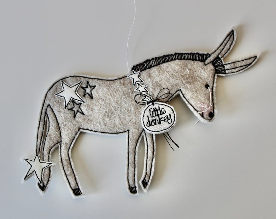 'Little Donkey' - Hanging Decoration