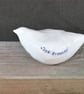 Just Breathe semicolon- Bird sculpture for stress relief and good vibes - Image 1