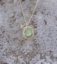 Sea Glass Silver Pendant With Starfish Charm - Image 6