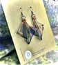 Stainless steel origami earrings (pair) - Image 3