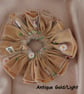 Gold Copper Satin Tulle Net XL Scrunchies, Lacey Ruffle Frill Scrunchies, Daisy  - Image 10