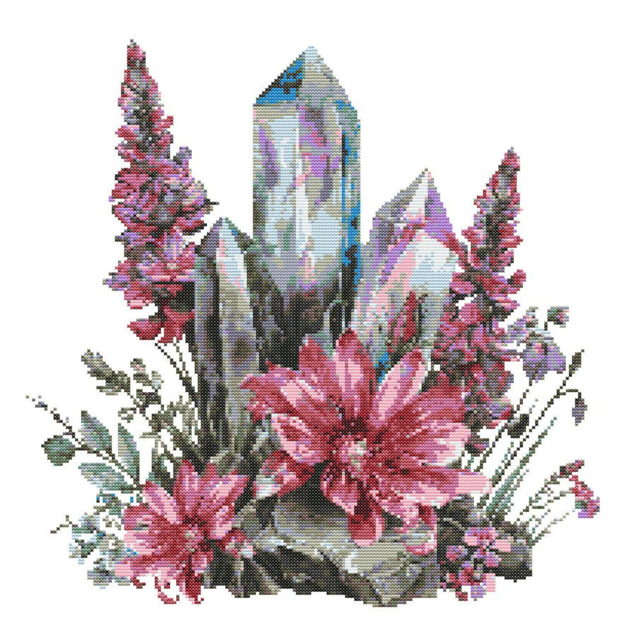 MYSTIC CRYSTALS - Cross Stitch Pattern - Cross Stitch Chart