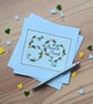 Personalised Golden 50th Wedding Anniversary Card