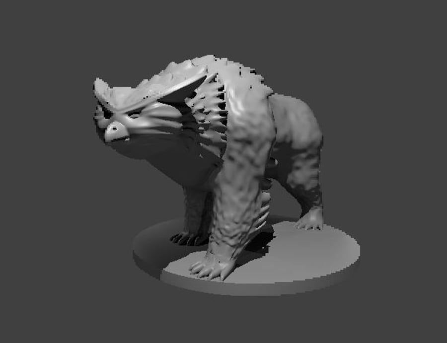 Owlbear - 3D Printed Resin DnD Pathfinder Figur... - Folksy