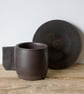 Espresso Cup and Saucer - Chocolate Black - Image 4