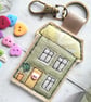 Little House Applique Keyring - Image 4
