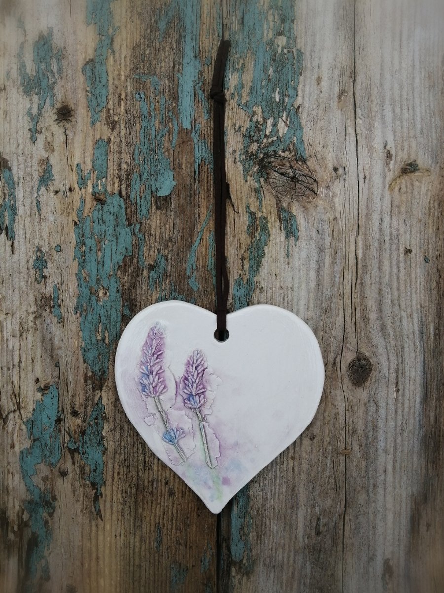 Lavender Heart, Wall Art.