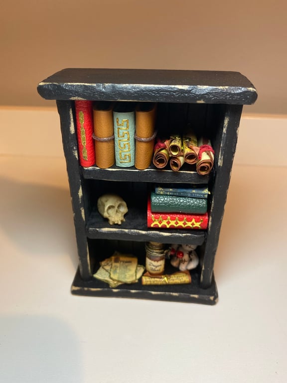 Wooden Witch Book Shelf 