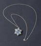 Crystal Rivoli Pendant in Light Sapphire - Image 5