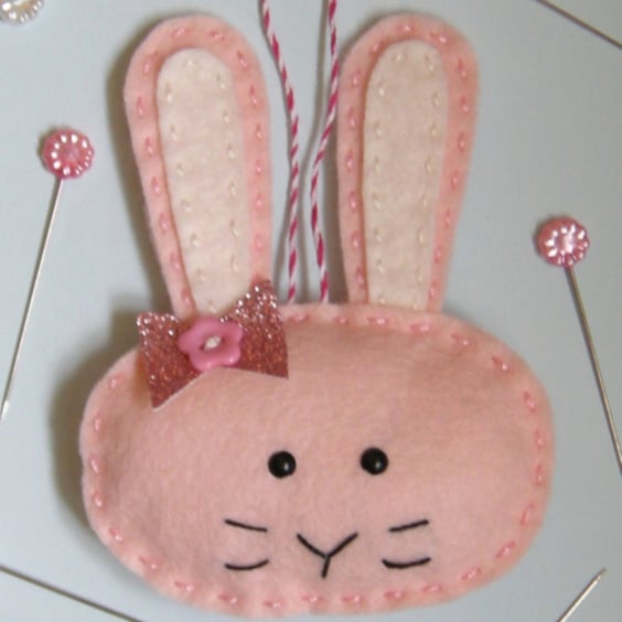 Rosie rabbit felt decoration craft kit