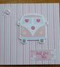Pack of 3 cards - Pink Retro - Image 3