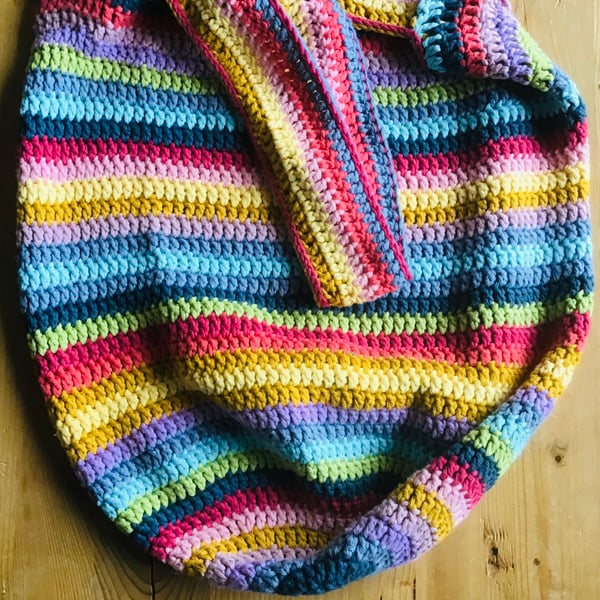 Handmade Colourful Crochet Bag